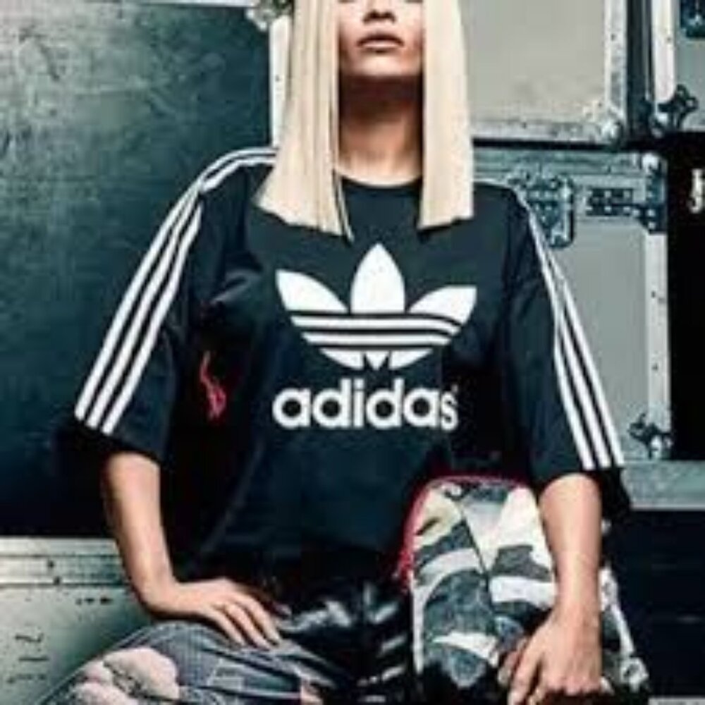 ISO Rita Ora x Adidas Kimono trefoil top size US Medium or Large, In Search Of